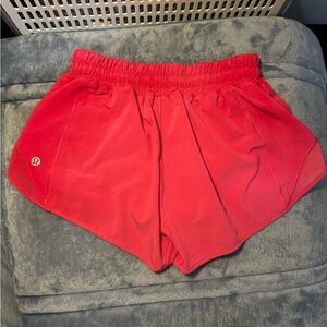 lululemon athletica Red Women's Athletic Shorts